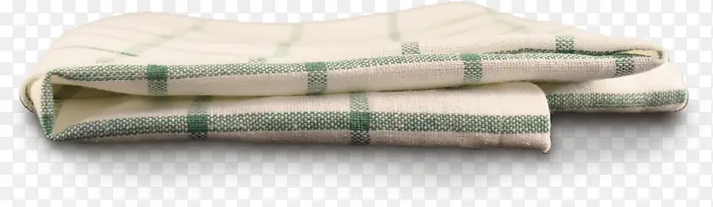 绿色方格毯子