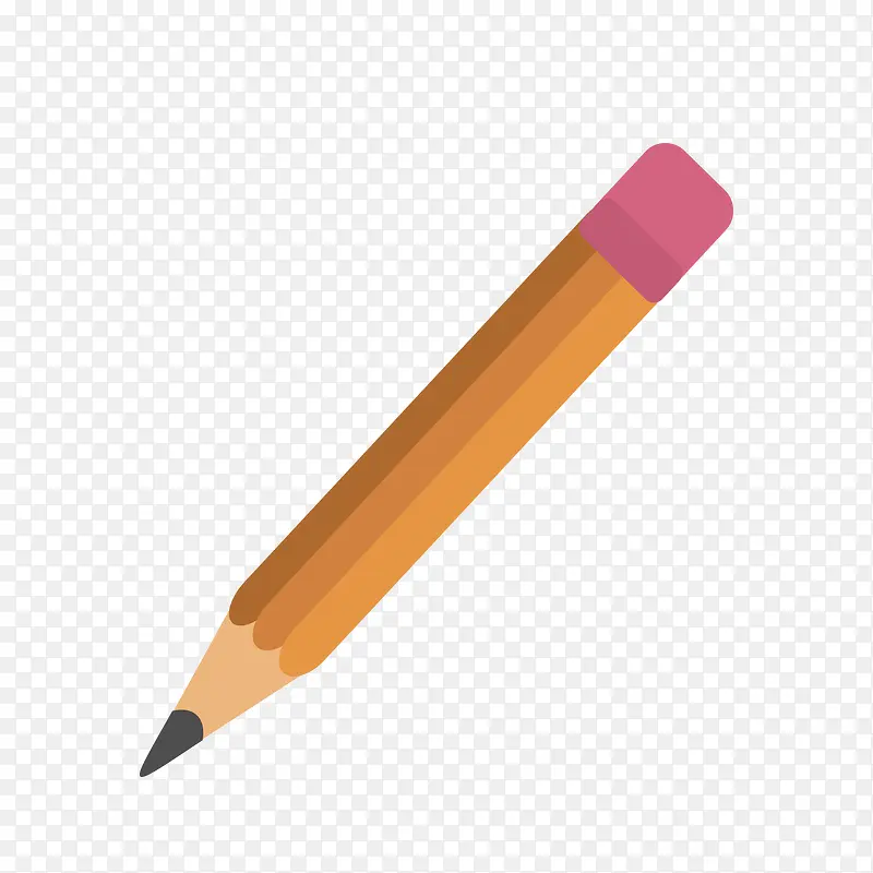 彩色铅笔卡通插画元素