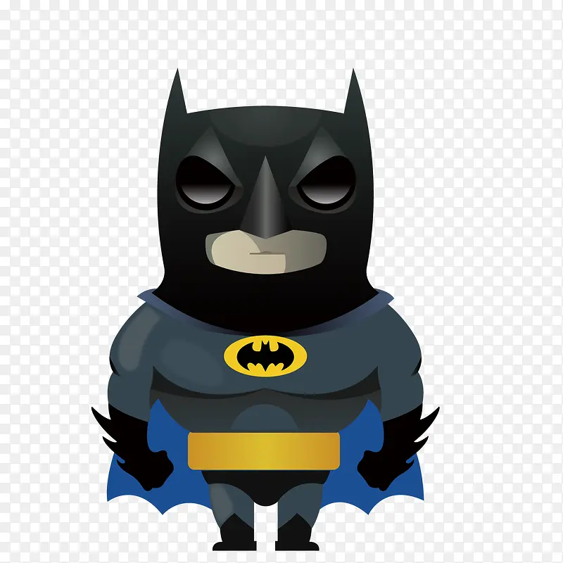 卡通蝙蝠侠角色扮演设计