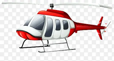 卡通版的直升机