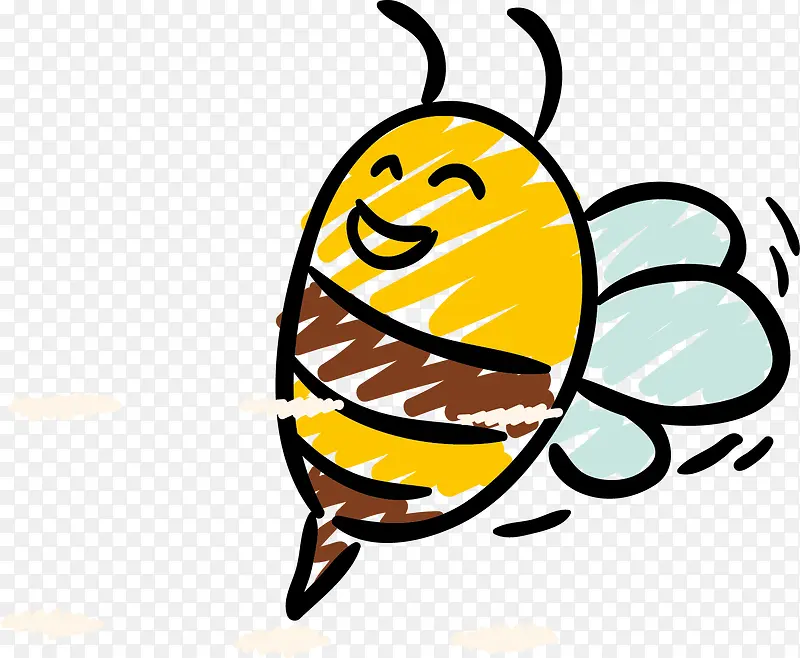 站立的蜜蜂