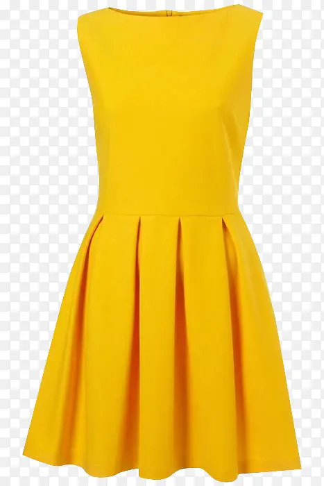 黄色的连衣裙