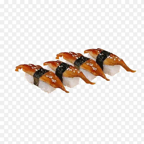 三只鳗鱼寿司餐饮食品
