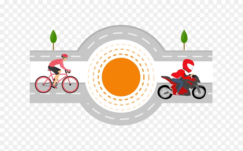 卡通公路矢量PNG图片素材下载_图片编号qdzrxnmq-免抠素材网