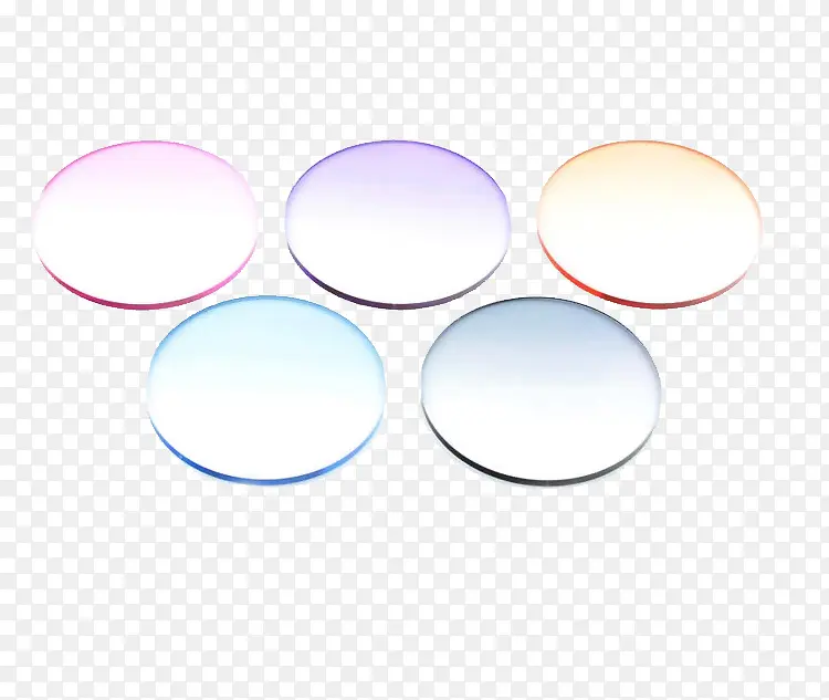 浅色系太阳镜片PNG