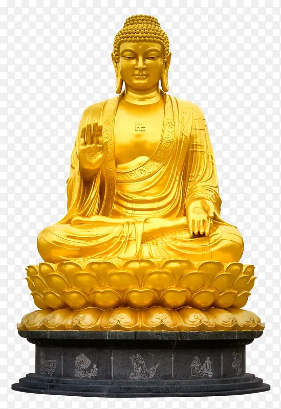 金色释迦牟尼佛坐像