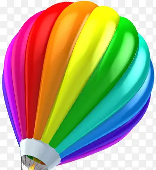 五颜六色的热气球