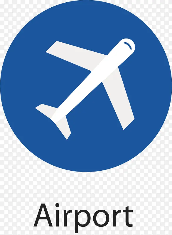 飞机火车站的图标