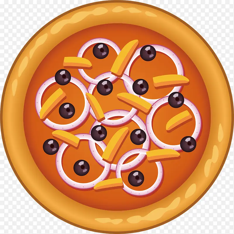 圆圈至尊豪华披萨