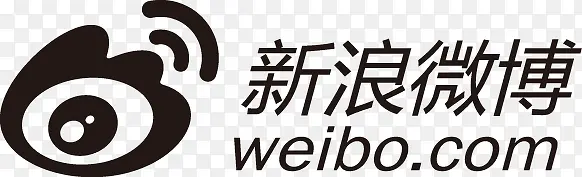 新浪微博标志黑色的sina-weibo-logos