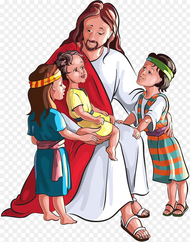 怀抱孩子的耶稣
