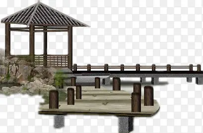 亭子和走廊