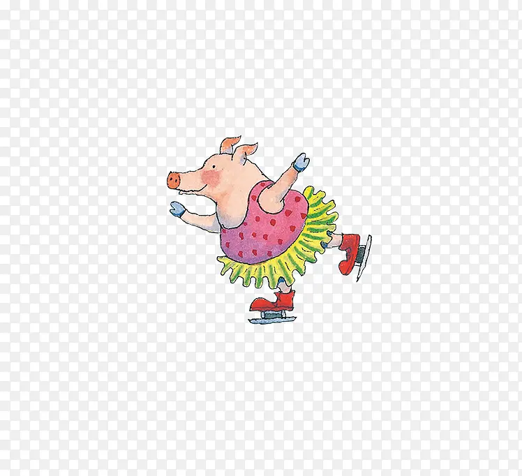 几米漫画手绘小猪