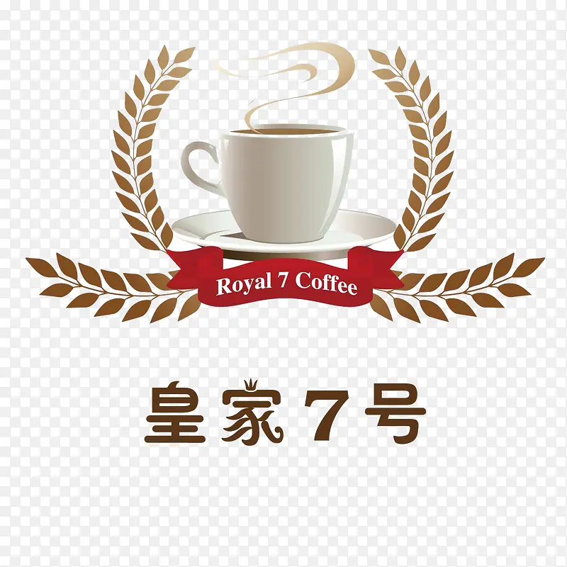 皇家7号咖啡厅logo