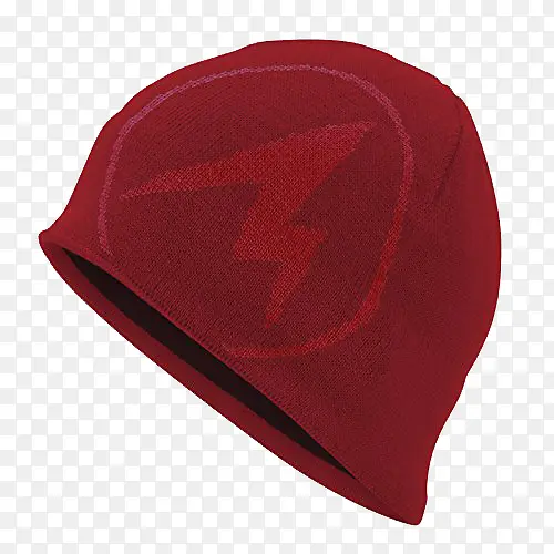 红色针织帽