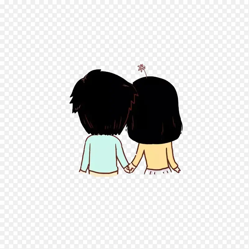 漫画两人同行PNG图片素材下载_图片编号yoepxvly-免抠素材网