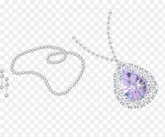 紫宝石项链