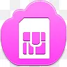 sim卡卡Pink-cloud-icons