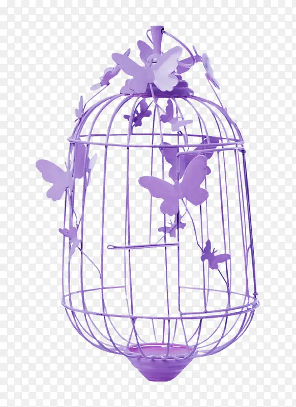 紫色鸟笼