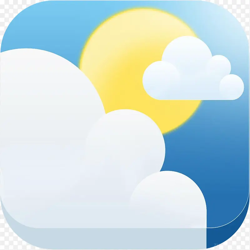 手机智慧气象天气logo图标