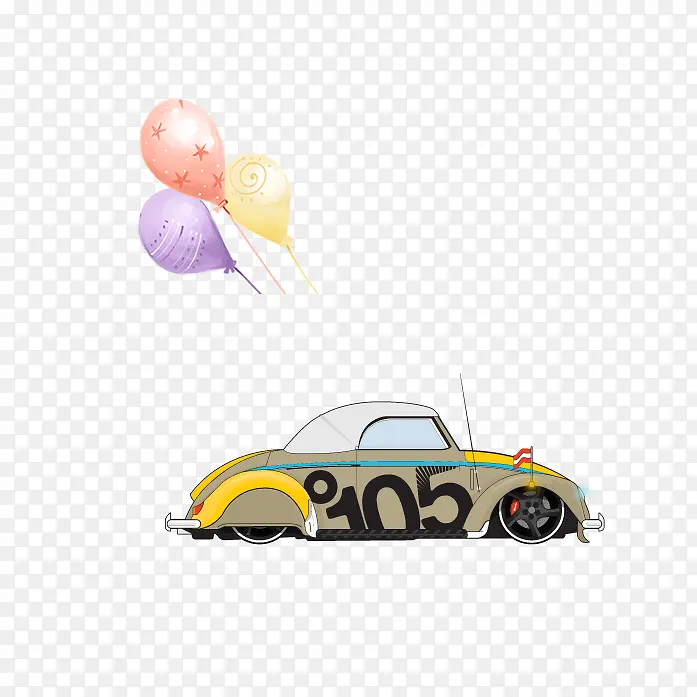 卡通汽车气球