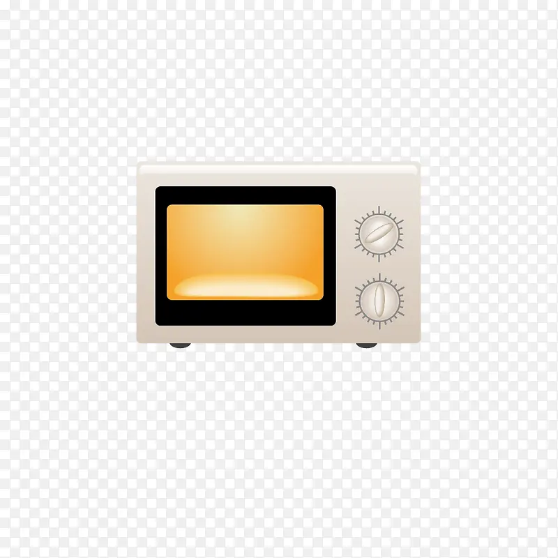 白色微波炉烤箱