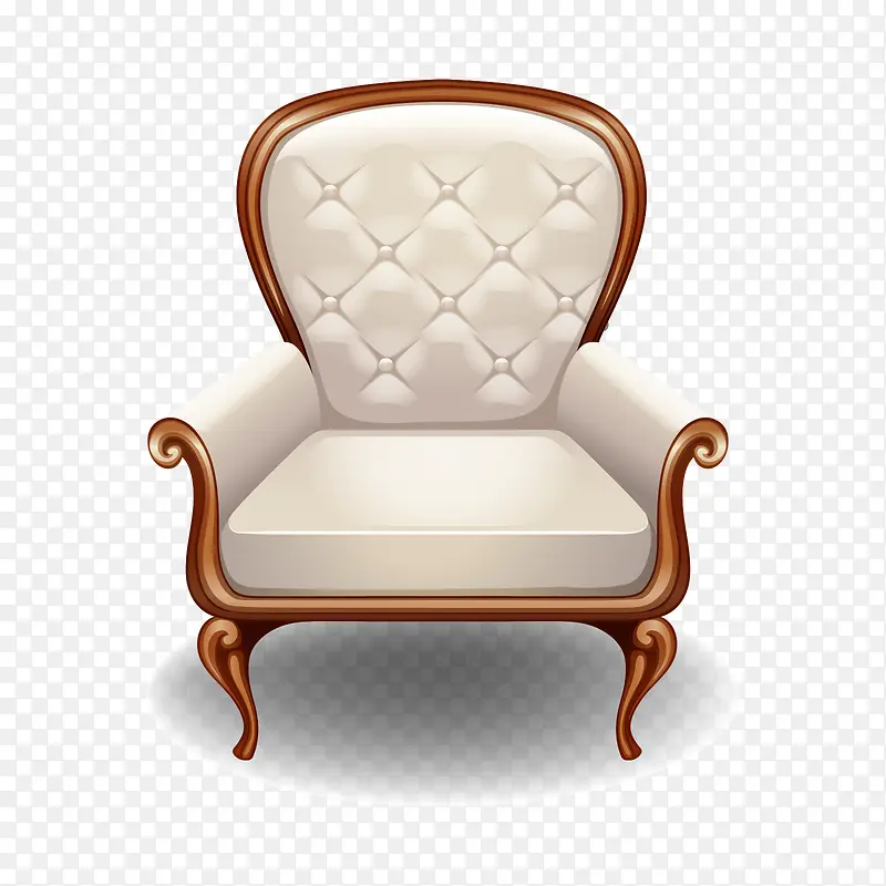 灰色的古典椅子家具
