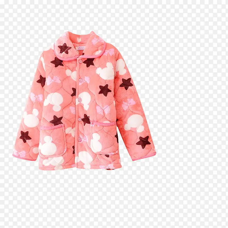 粉红色爱心形状睡衣