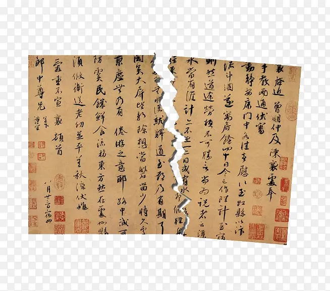 古代书卷撕裂效果图PNG图片素材下载_图片编号qlmjlmoy-免抠素材网