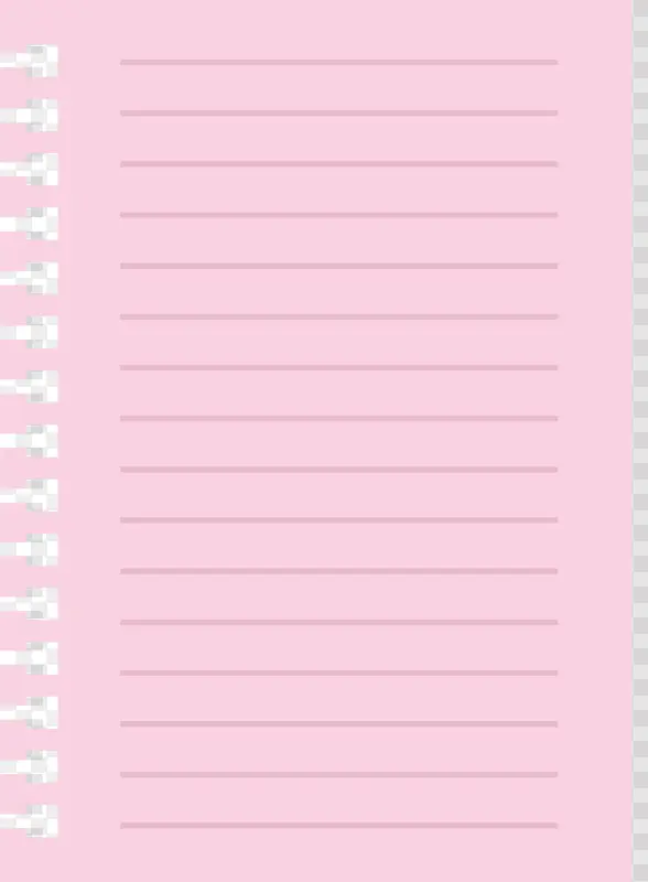 粉色活页纸