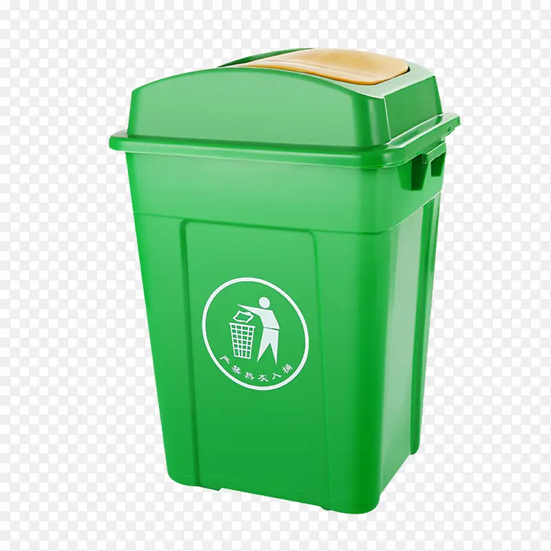绿色环卫大型垃圾桶