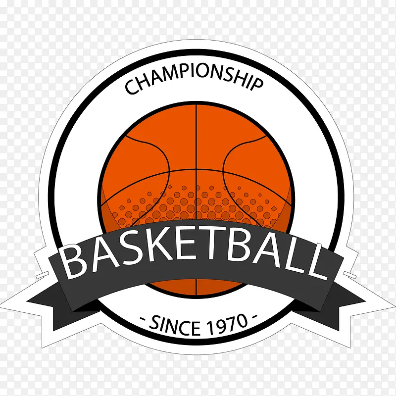 篮球比赛标签设计