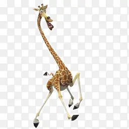 电影马达加斯加奔跑的长颈鹿图标