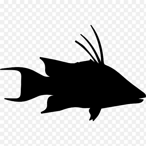 鱼猪鱼形图标
