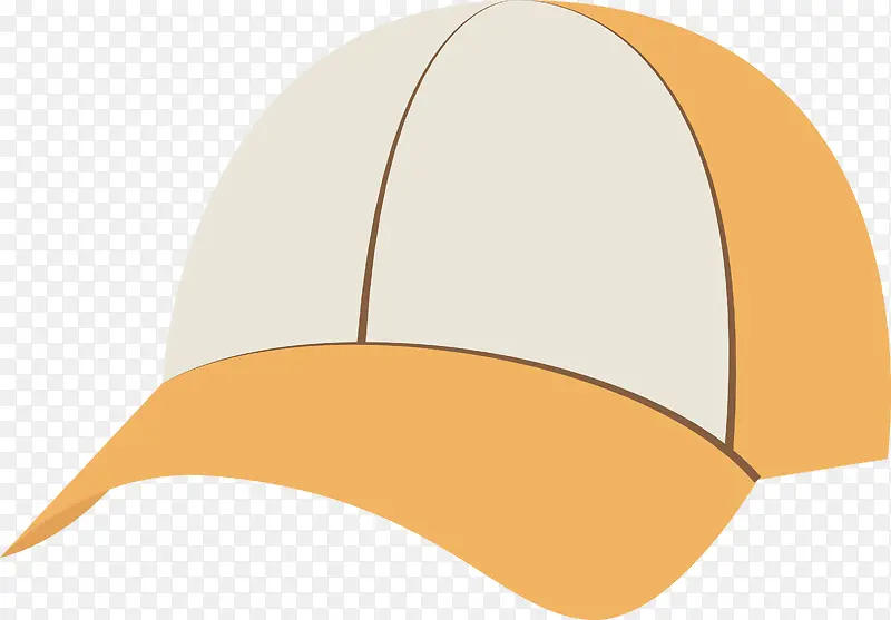 橙色卡通帽子png图