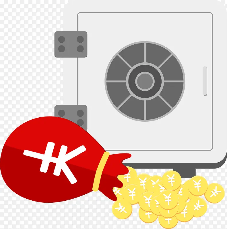 卡通手绘金融算账