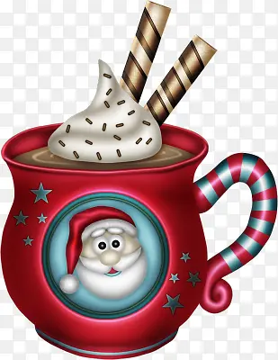 卡通圣诞咖啡杯茶杯
