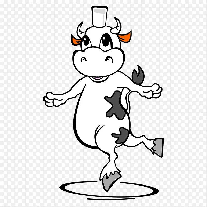 跳舞的小奶牛