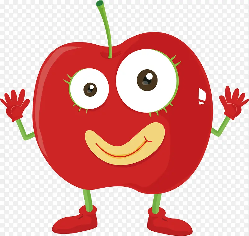 大小眼的红苹果