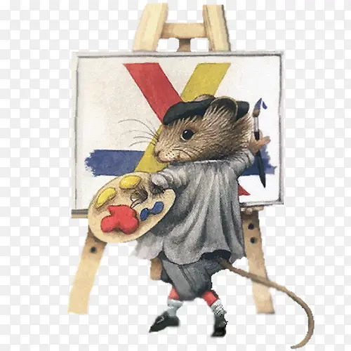 画画的老鼠绅士