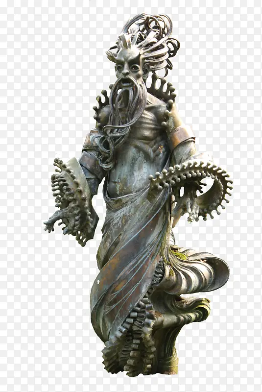 海妖老人铜雕雕塑