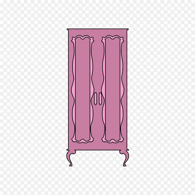 粉色的衣服柜子