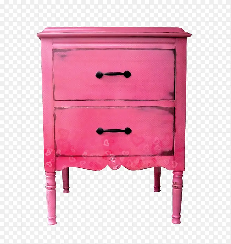 粉色柜子