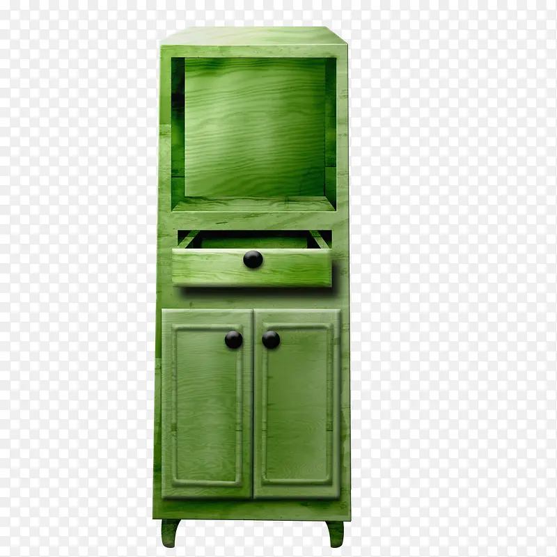 绿色柜子