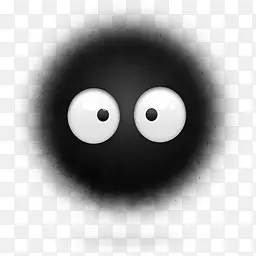 黑球眼睛神的暗示图标