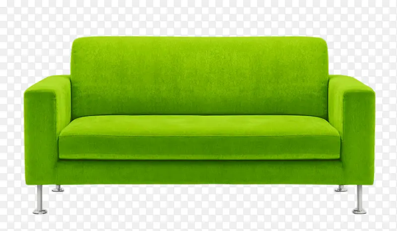 绿色的长沙发