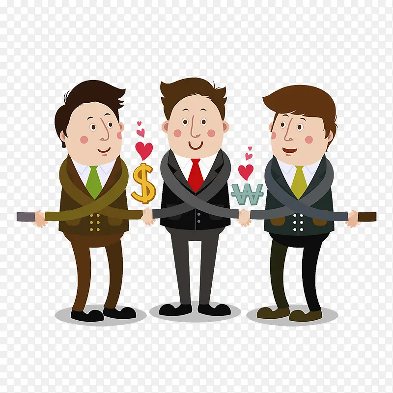 商务卡通插图资源互换
