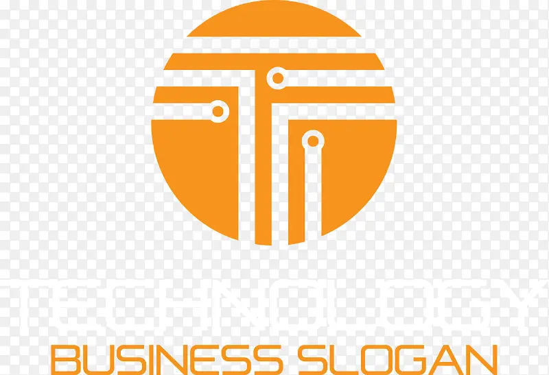 橙色科技电子公司标识logo