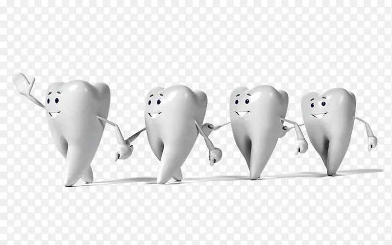牙齿3D健康修复图