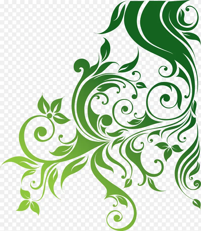 高清创意渐变复古花纹文理花卉